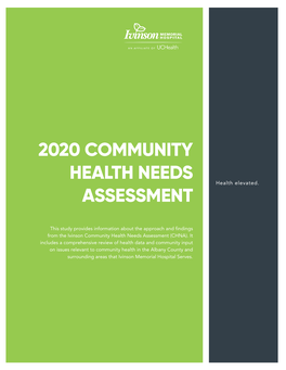 2020 Community Health Needs Assessment