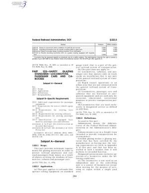 299 Part 223—Safety Glazing Standards—Locomotives
