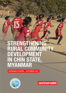 Strengthening Rural Community Development in Chin State, Myanmar