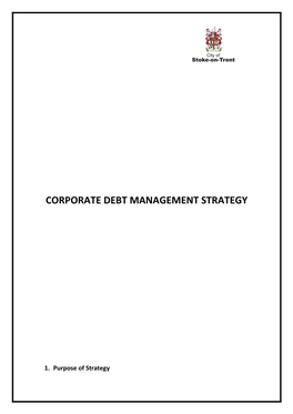 Corporate Debt Management Strategy