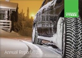 Annual Report 2015 the Specialist in Demanding Conditions