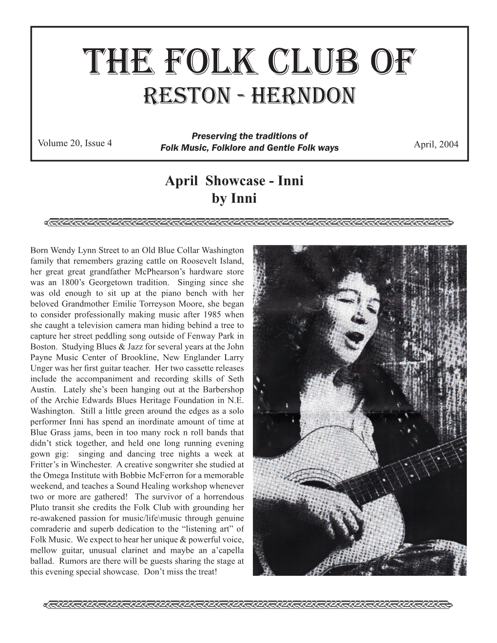 The Folk Club of Reston - Herndon