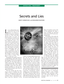 Secrets and Lies