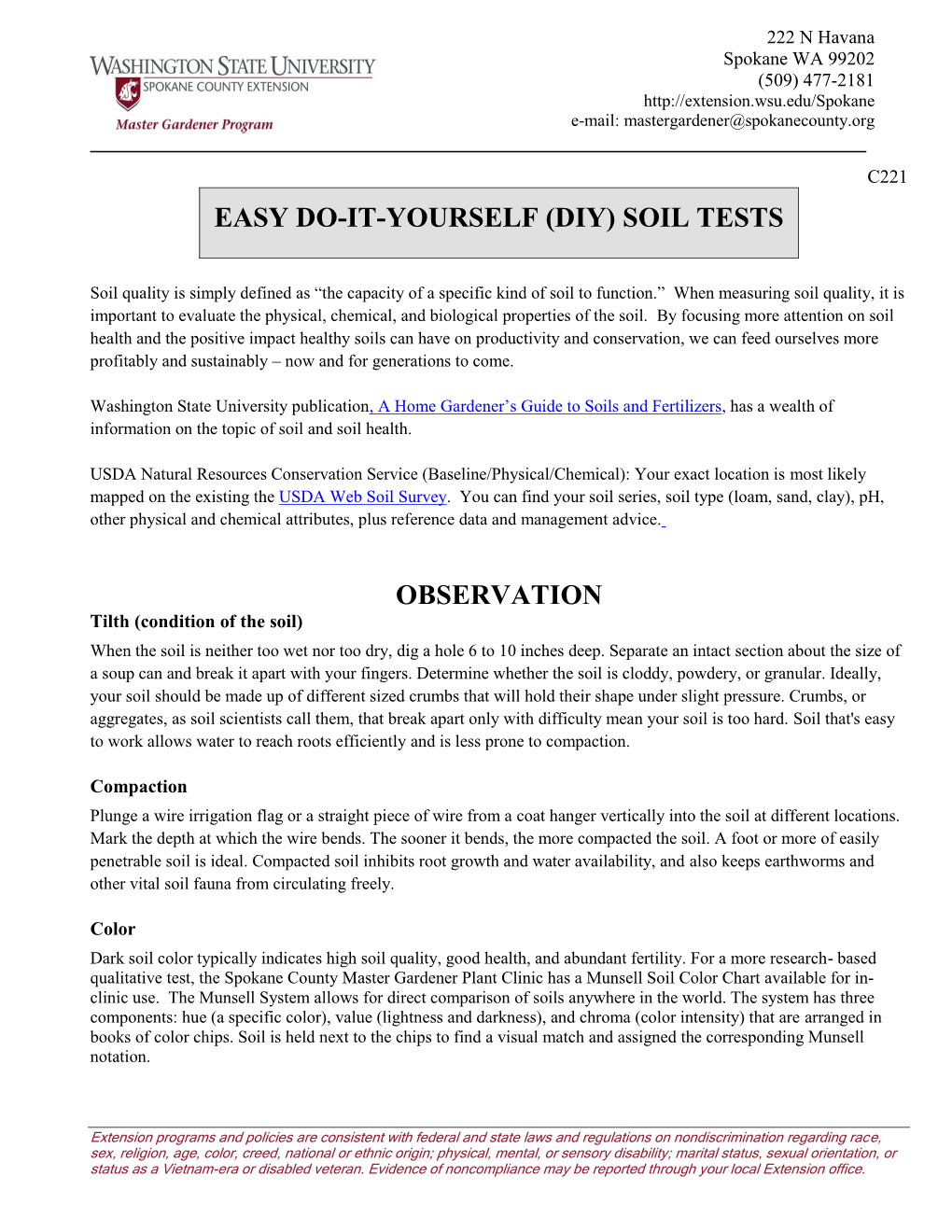 DIY Soil Tests