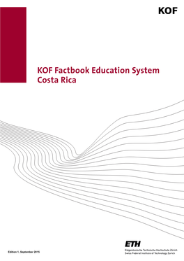 KOF Factbook Education System Costa Rica