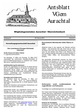 Amtsblatt Vgem Aurachtal