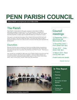Parish Council Website and Notice Boards