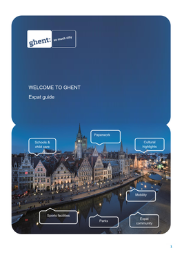WELCOME to GHENT Expat Guide