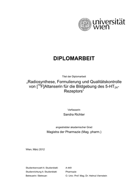 Diplomarbeit