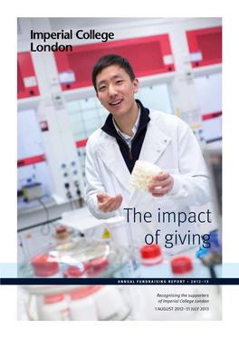 The Impact of Giving