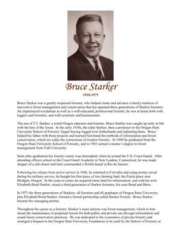 Bruce Starker 1918-1975