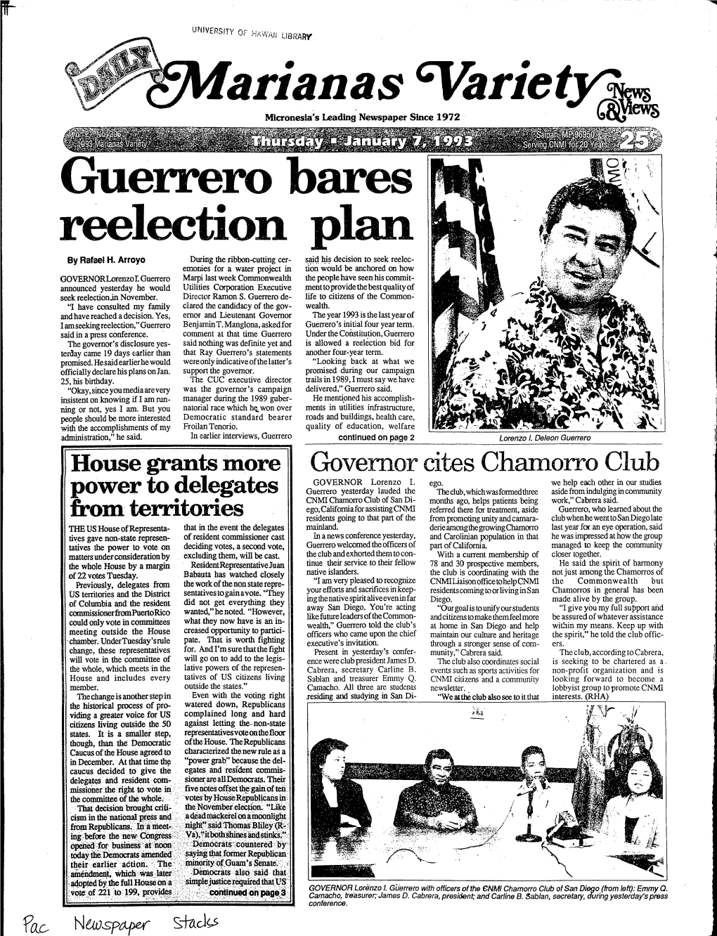 Guerrero Bares Reelection Plan by Rafael H