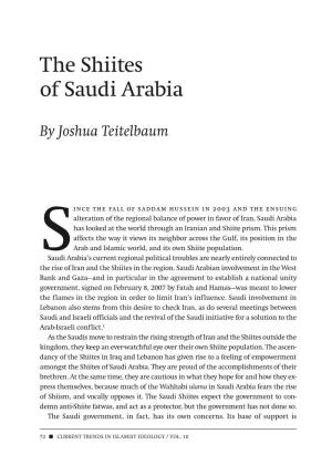 The Shiites of Saudi Arabia