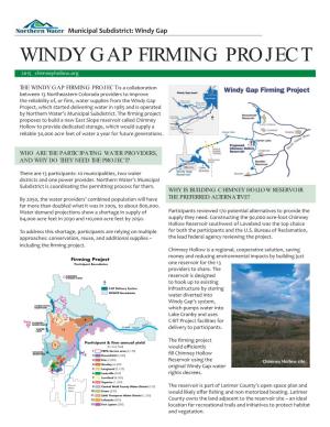 Windy Gap Firming Project
