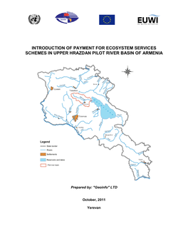 Introduction of Payment for Ecosystem Services Schemes in Upper Hrazdan Pilot River Basin of Armenia