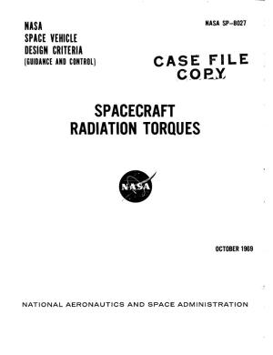 Spacecraft Radiationtorques
