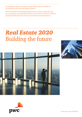 Real Estate 2020 Building the Future