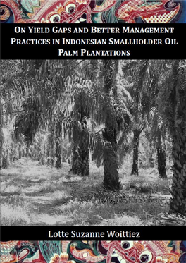 On Yield Gaps and Better Management Practices in Indonesian Smallholder Oil Palm Plantations