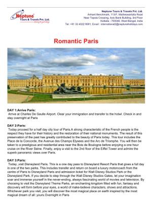 Romantic Paris