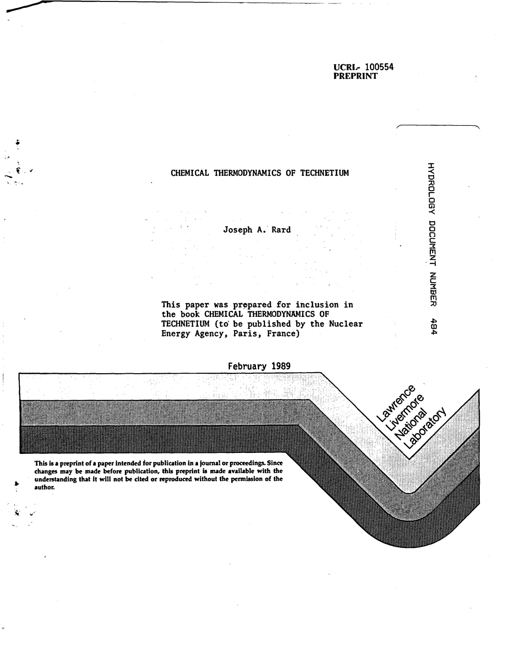 Ucri, 100554 Preprint