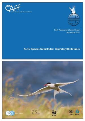 Arctic Species Trend Index: Migratory Birds Index