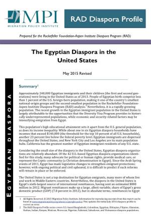 The Egyptian Diaspora in the United States