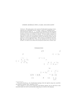 A Site-Theoretic Characterization of Points in a Topological Space