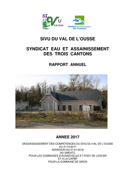 Rapport Annuel 2017 AUSSEVIELLE Et POEY