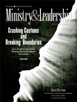 Crashing Customs and Breaking Boundaries Acts 10 Affirms That God’S Word Applies to All Cultures and Nations