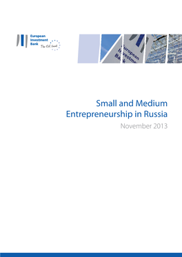 Small and Medium Entrepreneurship in Russia November 2013