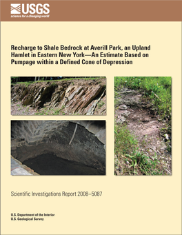 Recharge to Shale Bedrock at Averill Park, an Upland Hamlet in Eastern New York—An Estimate Based on Pumpage Within a Defined Cone of Depression
