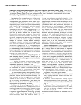 Reappraisal of the Stratigraphic Position of Light Toned Materials in Juventae Chasma, Mars