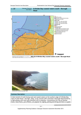 St Brides Bay Coastal Waters South - Borough Area Name: Head
