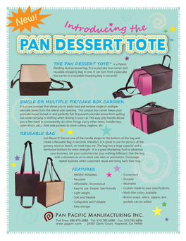 Pan Dessert Tote Flyer.Ai