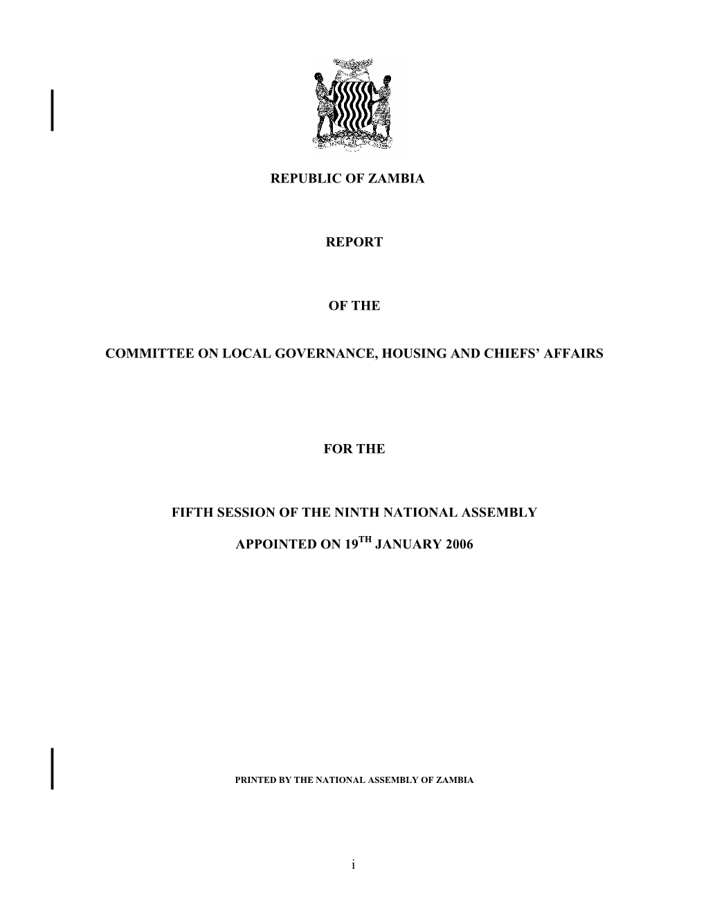 REPORT for LOCAL GOVERNANCE.Pdf