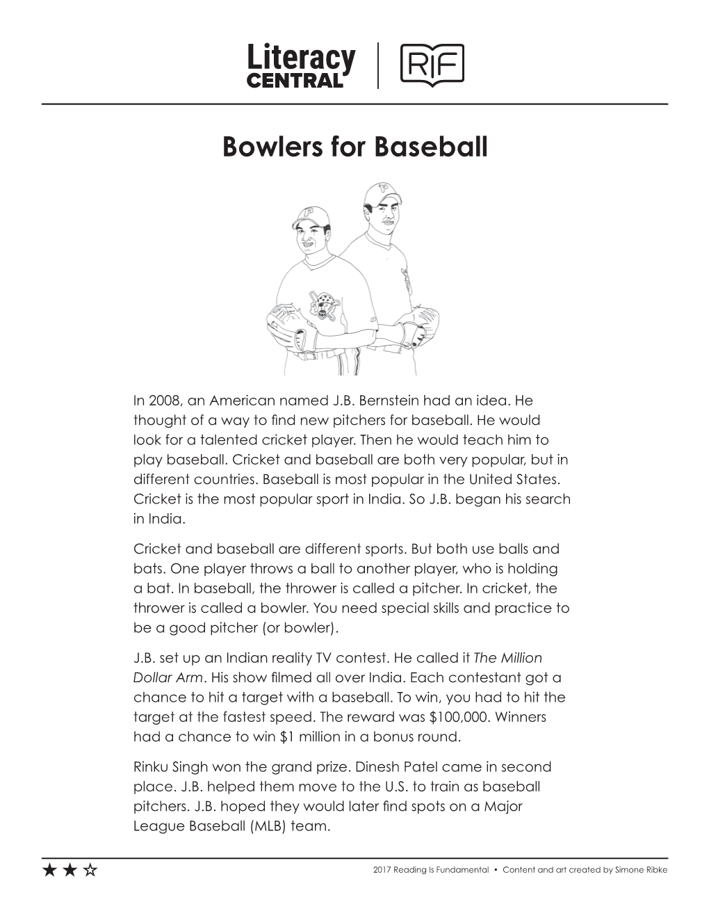 Bowlers for Baseball