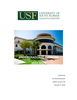 Undergraduate Catalog 2012-2013