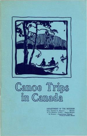 Canoe Trips in Canada