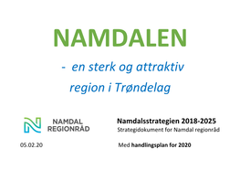 En Sterk Og Attraktiv Region I Trøndelag