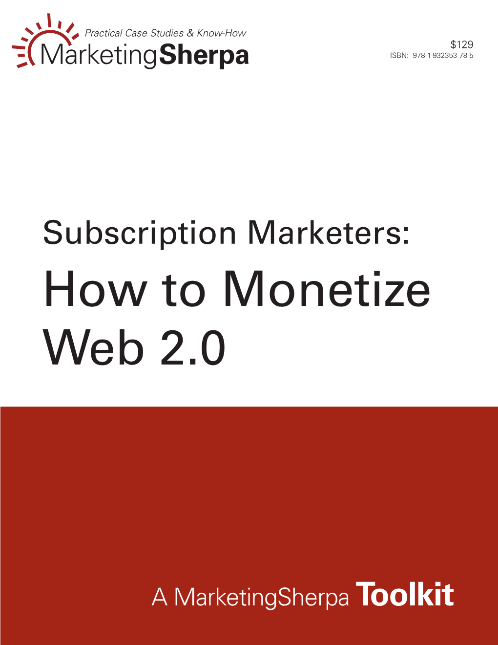How to Monetize Web 2.0