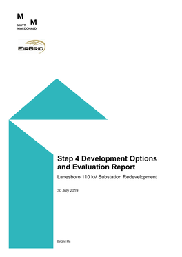 Lanesboro 110 Kv Substation Step 4 Report