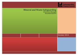Mineral and Waste Safeguarding [Charnwood Borough] Document S2/2014