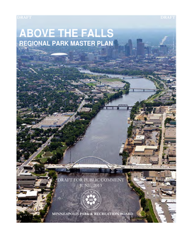 Above the Falls Regional Park Master Plan Draft