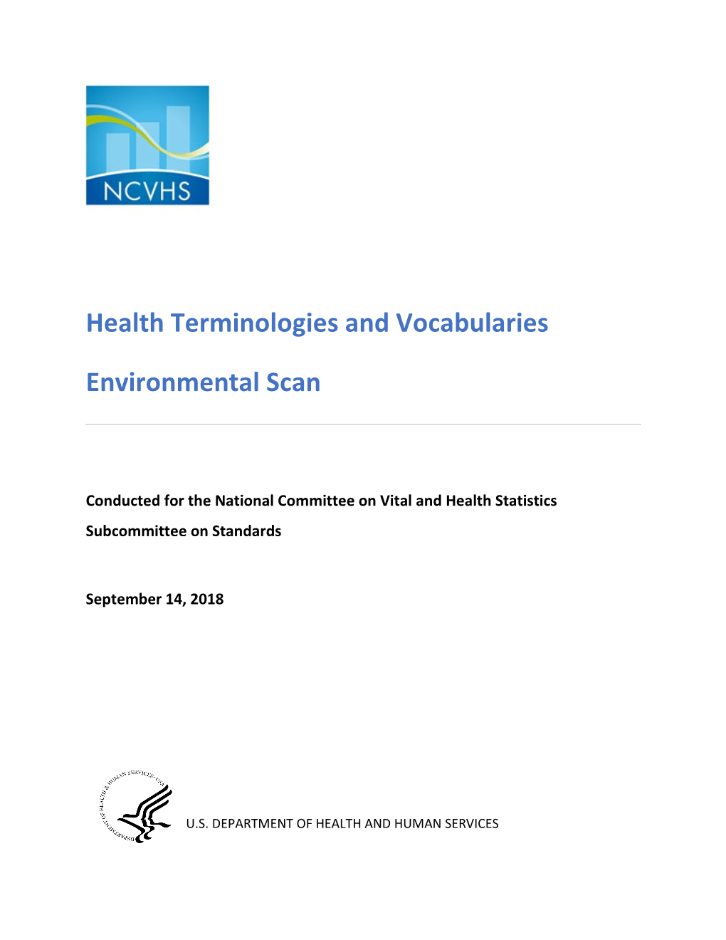 Report-Health Terminologies and Vocabularies Environmental Scan