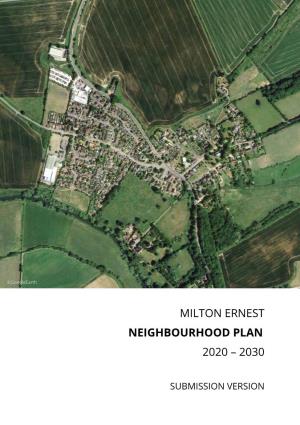 Milton Ernest Neighbourhood Plan 2020 – 2030