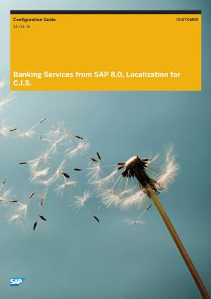 Banking Services from SAP 8.0, Localization for C.I.S. Content