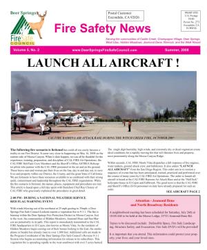 Fire Safety News LAUNCH ALL AIRCRAFT !