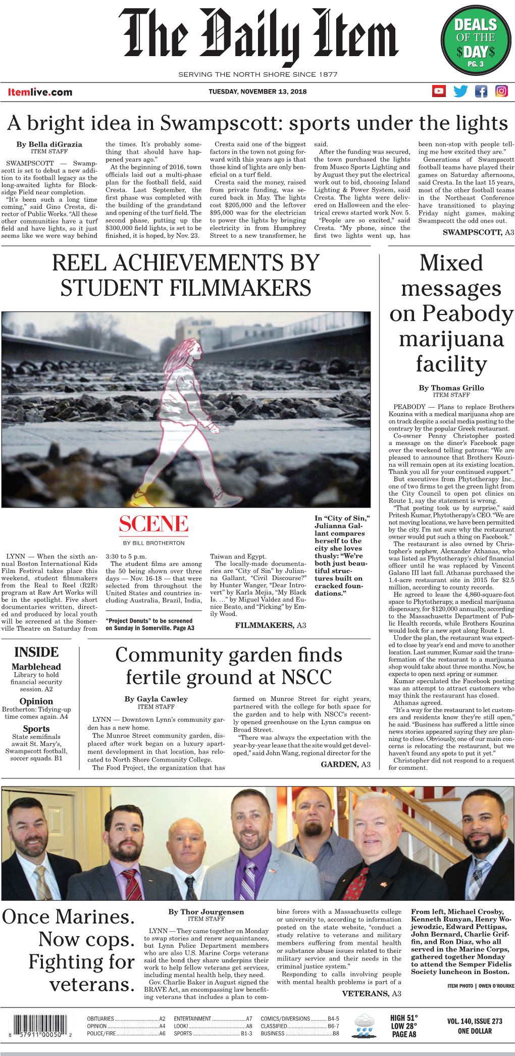 REEL ACHIEVEMENTS by STUDENT FILMMAKERS Mixed Messages on Peabody Marijuana Facility