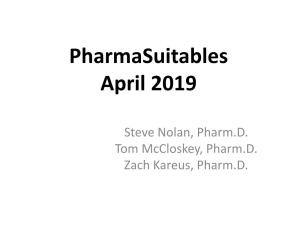 Pharmasuitables April 2019