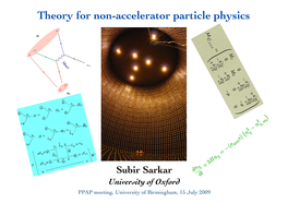 Theory for Non-Accelerator Particle Physics